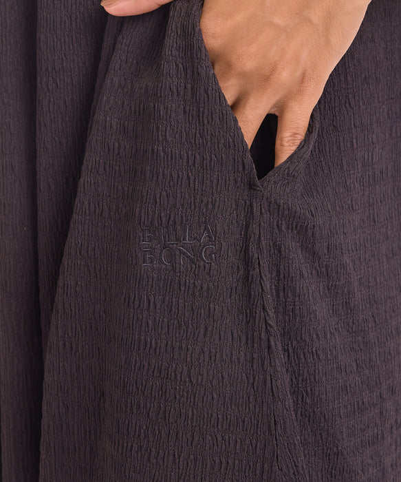 BILLABONG ウィメンズ 【CHILLWEAR】POLY SHIRRING ONEPIECE DRESS