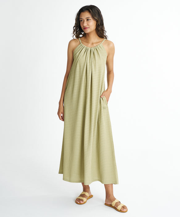 BILLABONG ウィメンズ POLY SHIRRING ONEPIECE DRESS ワンピース 【2026年夏モデル】 CED / M