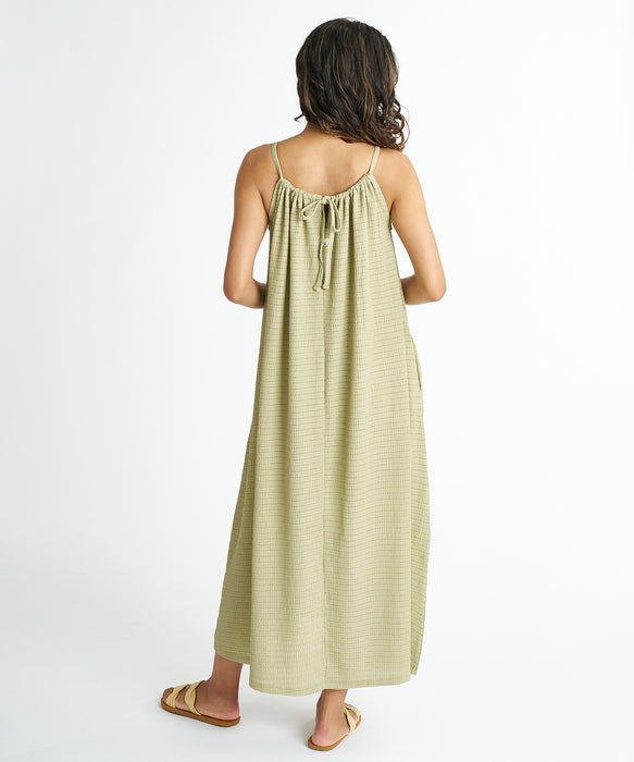 BILLABONG ウィメンズ 【CHILLWEAR】POLY SHIRRING ONEPIECE DRESS