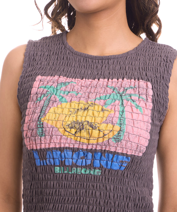 BILLABONG ウィメンズ 【BABY FIT】 SHIRRING BABY FIT TANK タンク