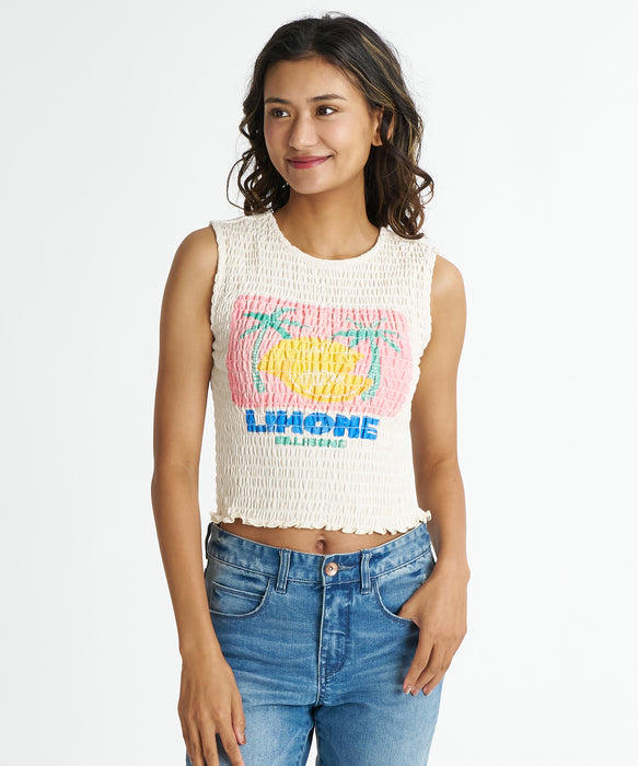 BILLABONG ウィメンズ SHIRRING BABY FIT TANK タンクトップ 【2026年夏モデル】 WCP / M