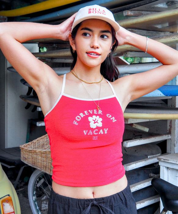 BILLABONG ウィメンズ 【吸水速乾 ・ UVカット】【BABY FIT】
PILE BABY FIT RINGER CAMI タンクトップ 【2026年夏モデル】