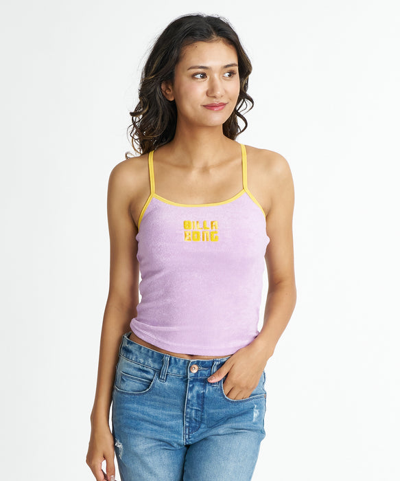 BILLABONG ウィメンズ PILE BABY FIT RINGER CAMI タンクトップ 【2026年夏モデル】 VGV / M