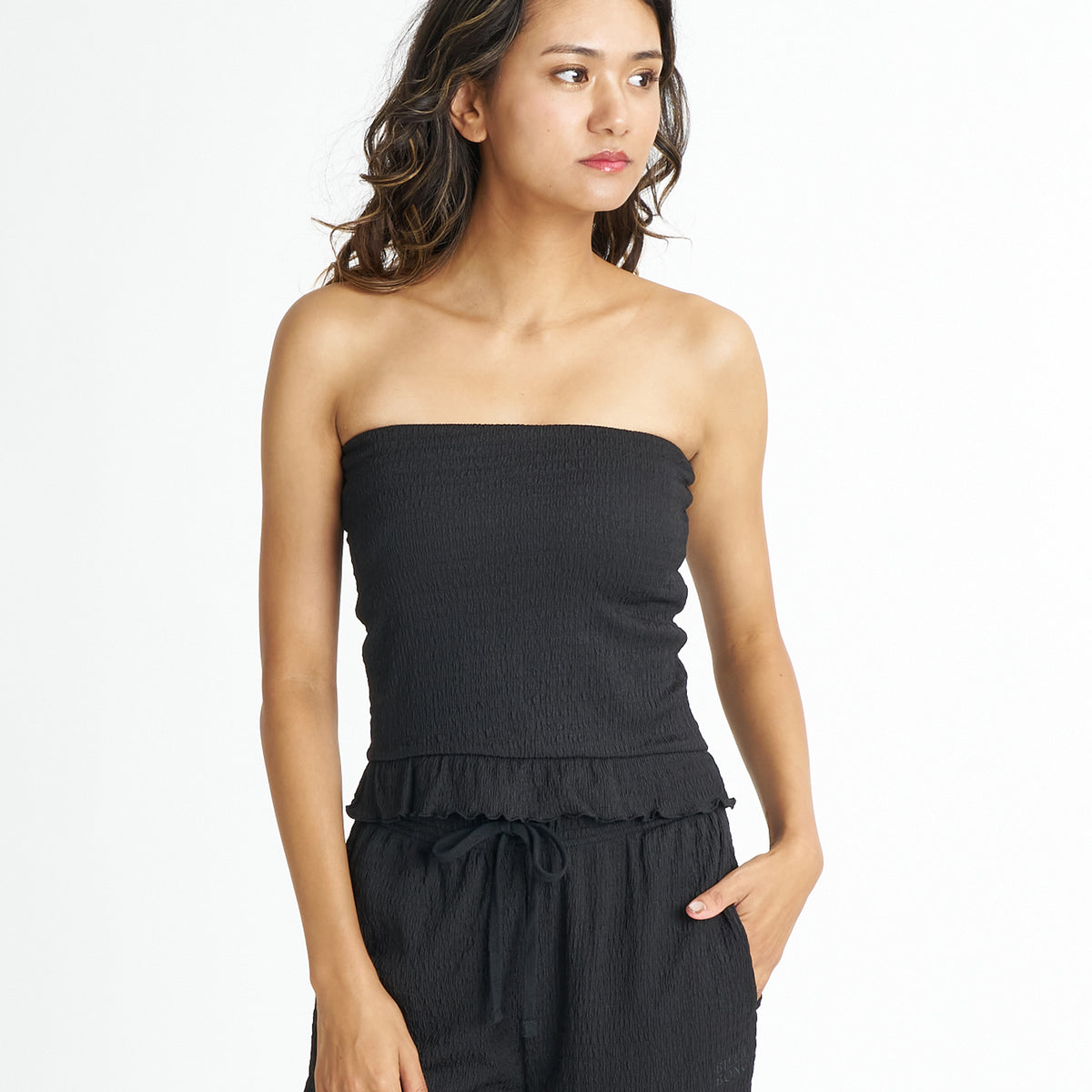 BILLABONG ウィメンズ 【CHILLWEAR】POLY SHIRRING セットアップ TUBE