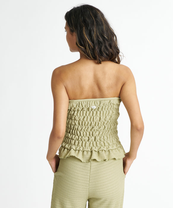 BILLABONG ウィメンズ POLY SHIRRING TUBE TOP タンクトップ 【2026年夏モデル】 CED / M
