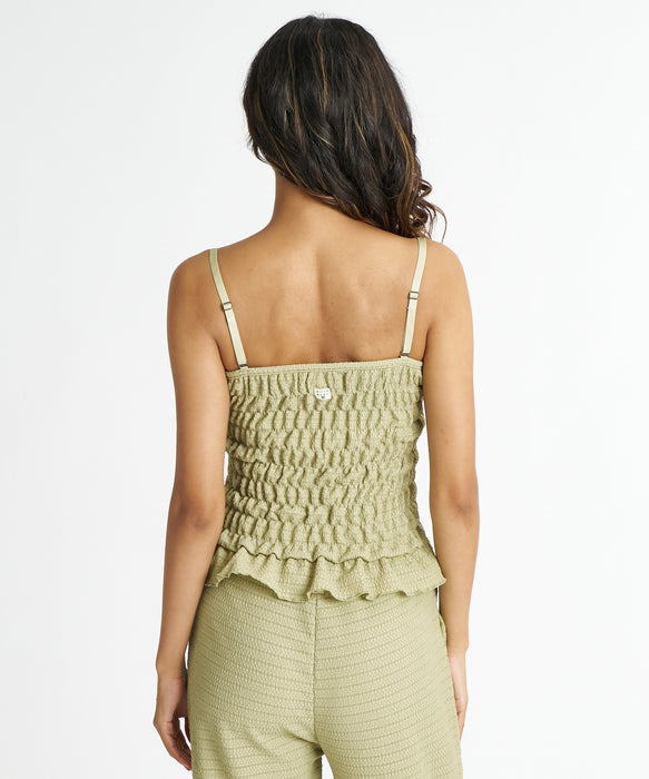 BILLABONG ウィメンズ 【CHILLWEAR】POLY SHIRRING セットアップ TUBE