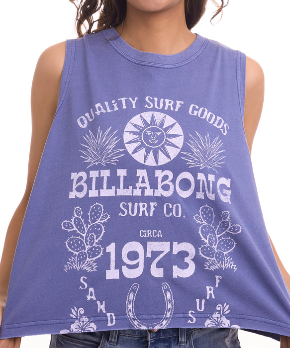 BILLABONG ウィメンズ SUN ECHOES WL CROPPED COOL DRY TANK タンクトップ 【2026年夏モデル】 DBU1 / M