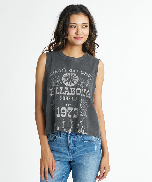 BILLABONG ウィメンズ SUN ECHOES WL CROPPED COOL DRY TANK タンクトップ 【2026年夏モデル】 OFB / M