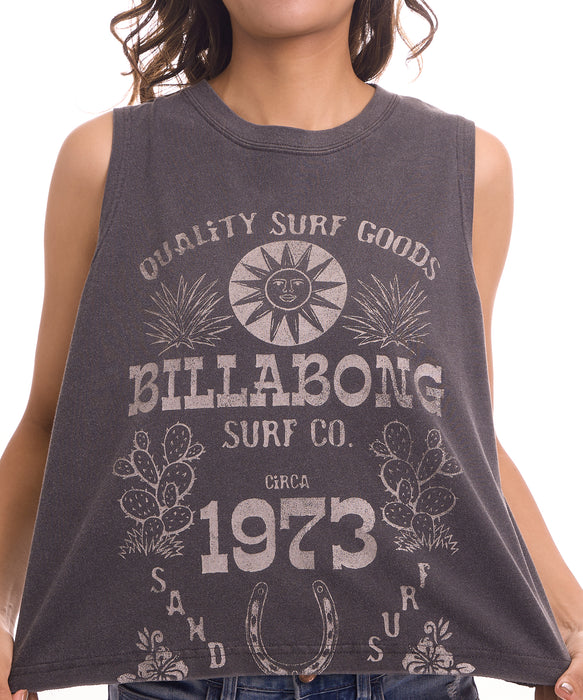 BILLABONG ウィメンズ SUN ECHOES WL CROPPED COOL DRY TANK タンクトップ 【2026年夏モデル】 OFB / M