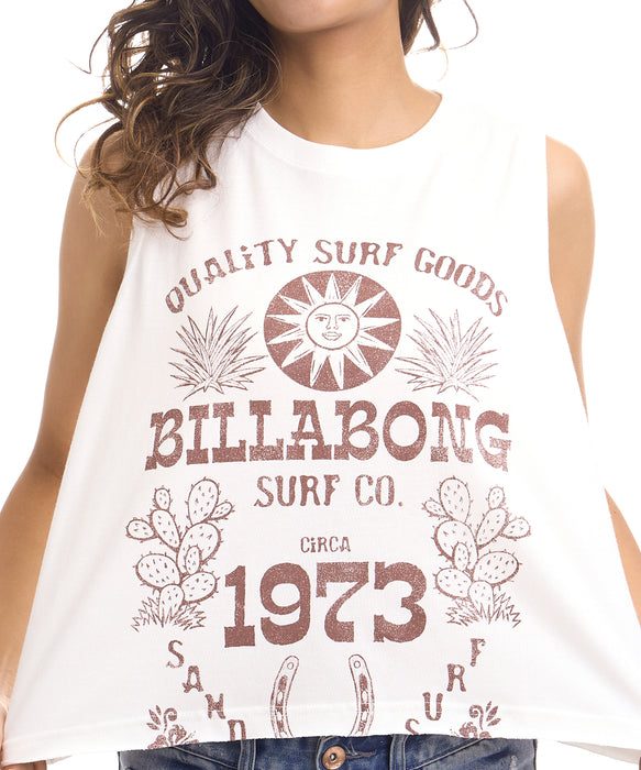 BILLABONG ウィメンズ SUN ECHOES WL CROPPED COOL DRY TANK タンクトップ 【2026年夏モデル】 SCS / M
