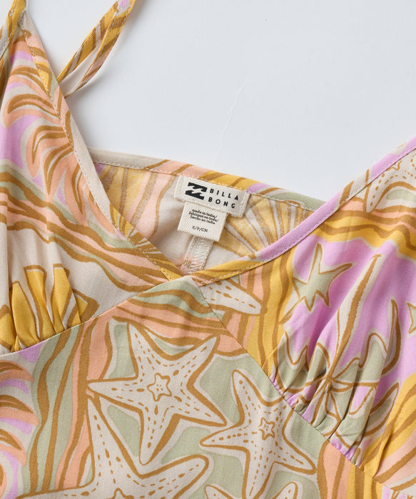BILLABONG ウィメンズ SUMMER BABE MIDI DRS  ワンピース 【2026年夏モデル】 SLI / S
