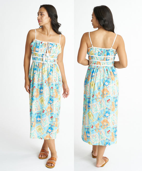 【SALE】BILLABONG ウィメンズ PALM GROVE MIDI DRS ワンピース 【2026年夏モデル】
