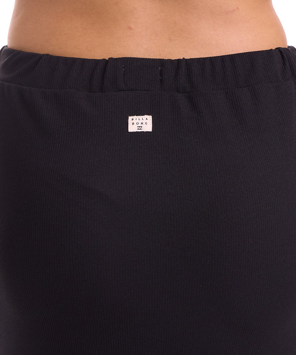 BILLABONG ウィメンズ DRY RIB LONG SKIRT スカート 【2026年夏モデル】 BLK / M