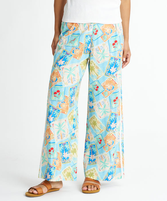 BILLABONG ウィメンズ PALM GROVE ELST PNT ロングパンツ 【2026年夏モデル】 DRM / S