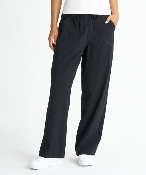 BILLABONG ウィメンズ EASY LONG PANTS ロングパンツ 【2026年夏モデル】 BLK / L
