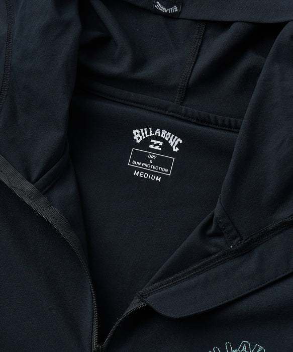 BILLABONG ウィメンズ MORFY GRAPHIC ZIP UP HOODED RASH ジップラッシュガード 【2026年夏モデル】 BLK / L