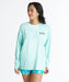 BILLABONG ウィメンズ MORFY SQUARE LOGO LS TEE RASH 長袖ラッシュガード 【2026年夏モデル】 AGA / L