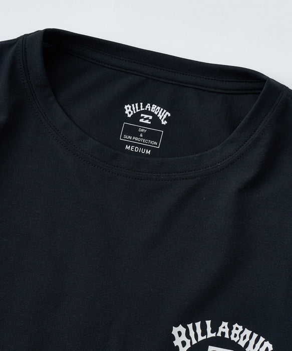 BILLABONG ウィメンズ MORFY SQUARE LOGO LS TEE RASH 長袖ラッシュガード 【2026年夏モデル】 BLK / L