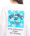 BILLABONG ウィメンズ MORFY SQUARE LOGO LS TEE RASH 長袖ラッシュガード 【2026年夏モデル】 WHT2 / L