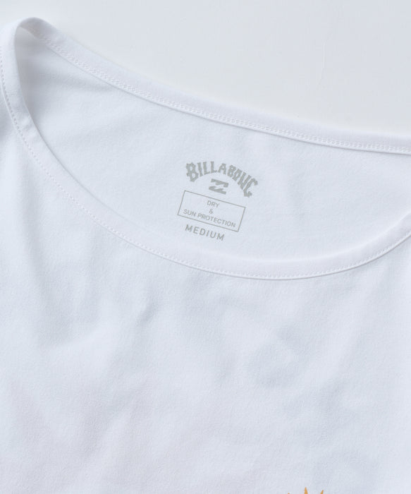 BILLABONG ウィメンズ MORFY GRAPHIC BOAT NECK LS TEE RASH 長袖ラッシュガード 【2026年夏モデル】 WHT / L