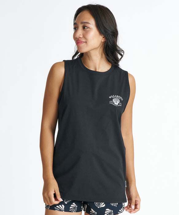 BILLABONG ウィメンズ SURF FLEX GRAPHIC TANK サーフタンクトップ 【2026年夏モデル】 BLK / L