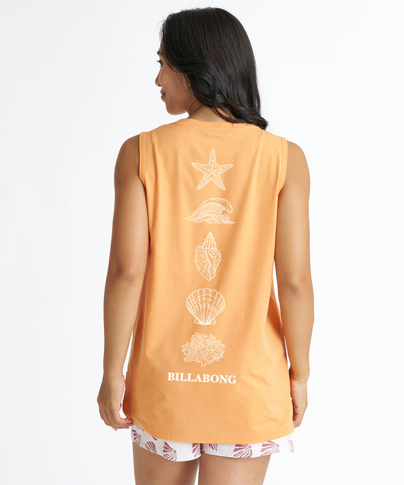 BILLABONG ウィメンズ SURF FLEX GRAPHIC TANK サーフタンクトップ 【2026年夏モデル】 SUM / L