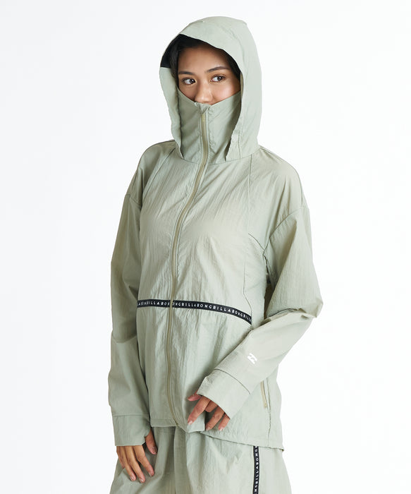 BILLABONG ウィメンズ UTILITY LOGO TAPE ZIP UP PARKA ジップラッシュガード 【2026年夏モデル】 CED / M