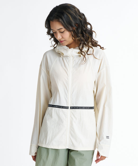 BILLABONG ウィメンズ UTILITY LOGO TAPE ZIP UP PARKA ジップラッシュガード 【2026年夏モデル】 WCP / M