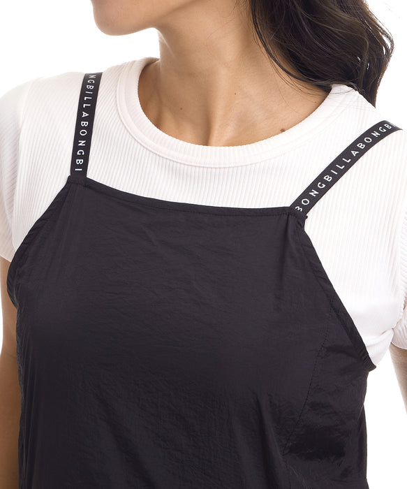 BILLABONG ウィメンズ UTILITY LOGO TAPE SALOPETTE その他ラッシュガード 【2026年夏モデル】 BLK / M