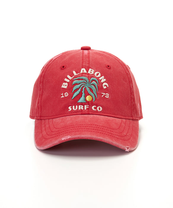 BILLABONG ウィメンズ GRINDER LOGO CAP キャップ 【2026年夏モデル】 RED / F