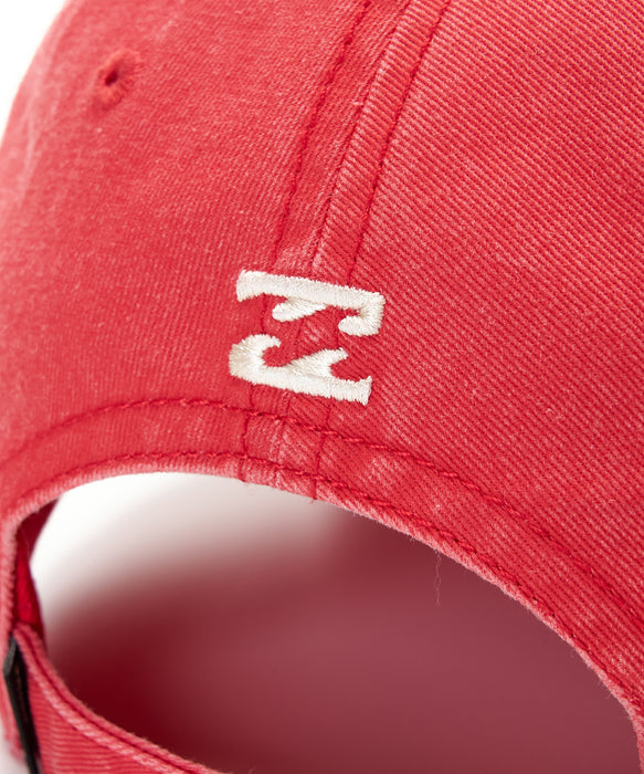 BILLABONG ウィメンズ GRINDER LOGO CAP キャップ 【2026年夏モデル】 RED / F