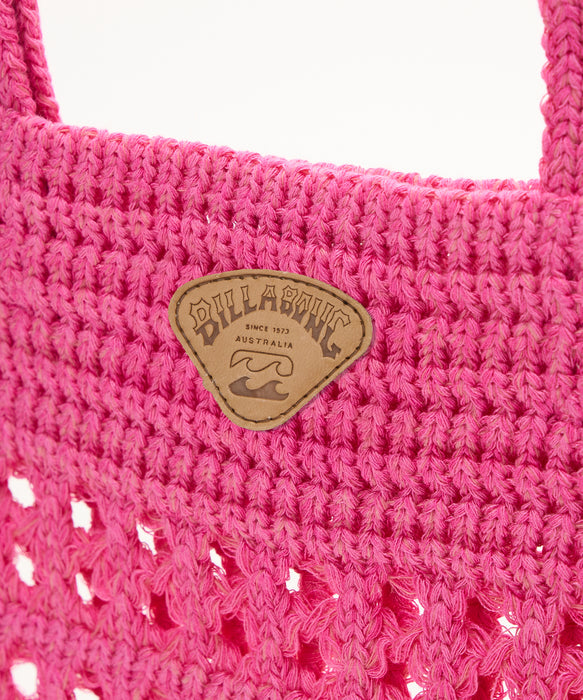 BILLABONG ウィメンズ CROCHE TOTE BAG トートバッグ 【2026年夏モデル】 GUA / F
