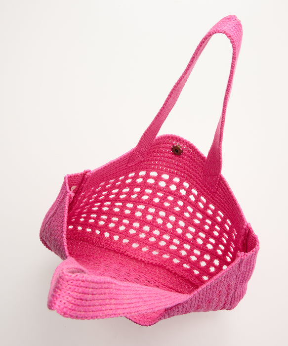 BILLABONG ウィメンズ CROCHE TOTE BAG トートバッグ 【2026年夏モデル】 GUA / F