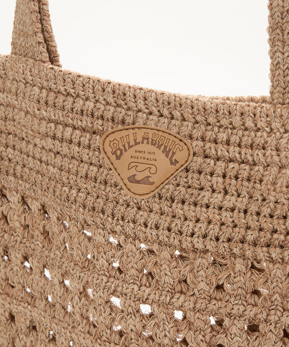 BILLABONG ウィメンズ CROCHE TOTE BAG トートバッグ 【2026年夏モデル】 SGA / F