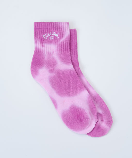 BILLABONG ウィメンズ MARBLE SOCKS ソックス 【2026年夏モデル】 PNK / F