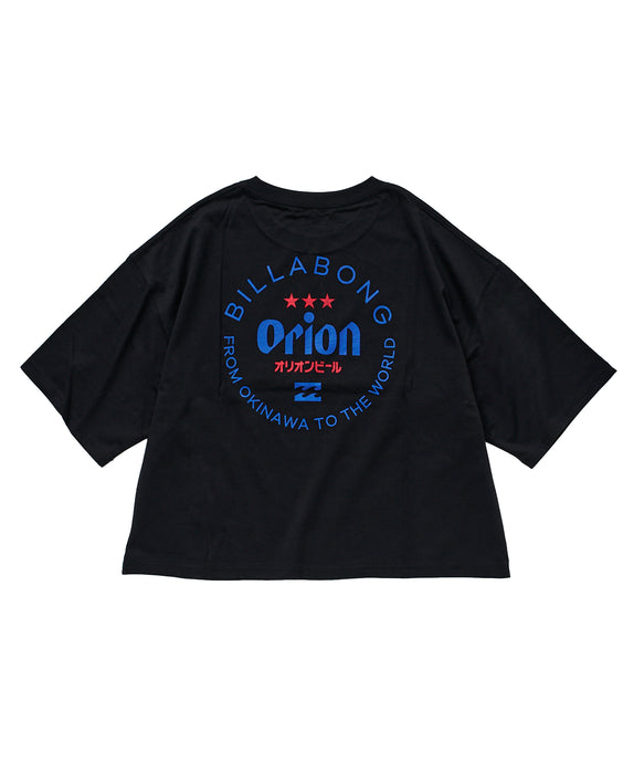 BILLABONG ウィメンズ ORION CIRCLE 【ORION BEER x BILLABONG COLLECTION】【LOOSE CROPPED】Tシャツ 【2026年夏モデル】