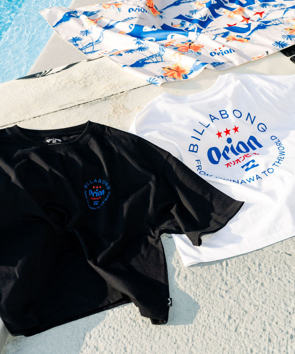 BILLABONG ウィメンズ ORION CIRCLE 【ORION BEER x BILLABONG COLLECTION】【LOOSE CROPPED】Tシャツ 【2026年夏モデル】