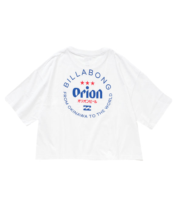 BILLABONG ウィメンズ ORION CIRCLE 【ORION BEER x BILLABONG COLLECTION】【LOOSE CROPPED】Tシャツ 【2026年夏モデル】