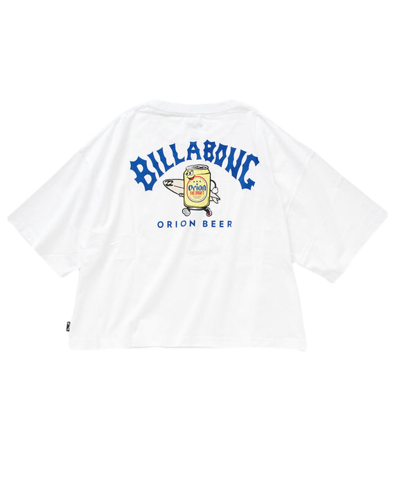 BILLABONG ウィメンズ ORION CHARA 【ORION BEER x BILLABONG COLLECTION】【LOOSE CROPPED】Tシャツ 【2026年夏モデル】