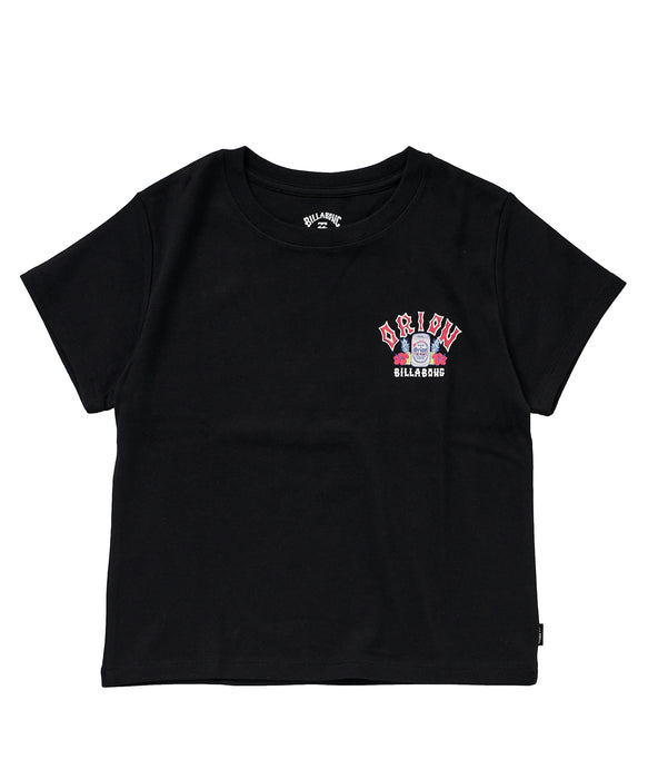 BILLABONG ウィメンズ ORION ARCH 【ORION BEER x BILLABONG COLLECTION】【BABY FIT
】Tシャツ 【2026年夏モデル】