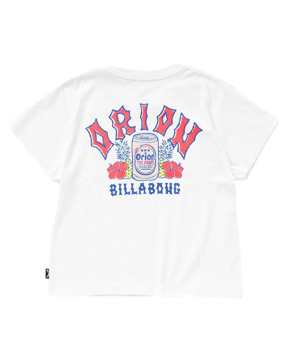 BILLABONG ウィメンズ ORION ARCH 【ORION BEER x BILLABONG COLLECTION】【BABY FIT
】Tシャツ 【2026年夏モデル】