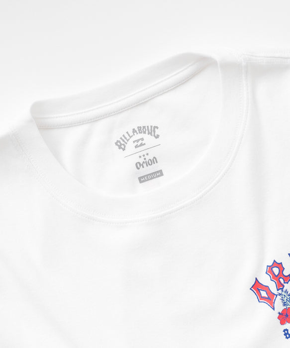 BILLABONG ウィメンズ ORION ARCH 【ORION BEER x BILLABONG COLLECTION】【BABY FIT
】Tシャツ 【2026年夏モデル】