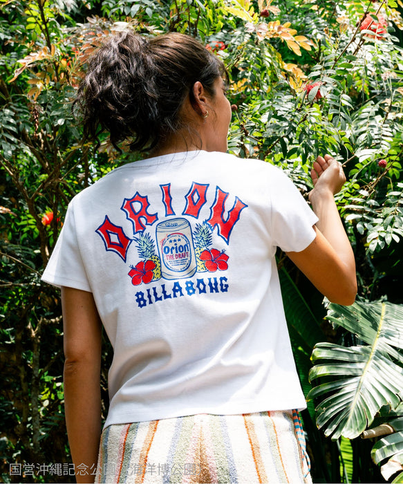 BILLABONG ウィメンズ ORION ARCH 【ORION BEER x BILLABONG COLLECTION】【BABY FIT
】Tシャツ 【2026年夏モデル】