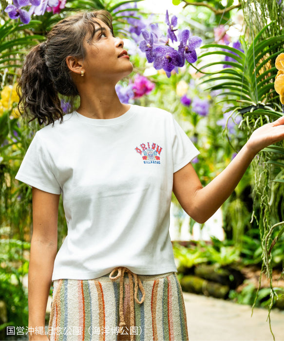 BILLABONG ウィメンズ ORION ARCH 【ORION BEER x BILLABONG COLLECTION】【BABY FIT
】Tシャツ 【2026年夏モデル】