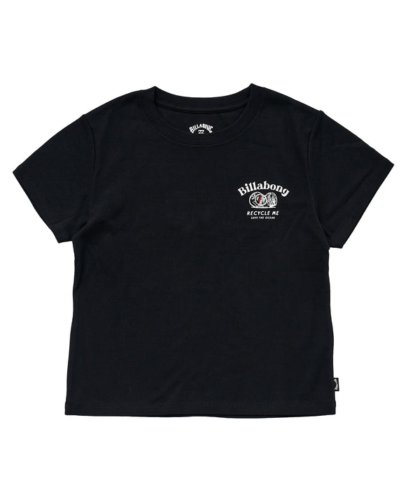 BILLABONG ウィメンズ RECYCLE ME【ORION BEER x BILLABONG COLLECTION】【BABY FIT
】 Tシャツ 【2026年夏モデル】