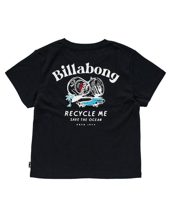 BILLABONG ウィメンズ RECYCLE ME【ORION BEER x BILLABONG COLLECTION】【BABY FIT
】 Tシャツ 【2026年夏モデル】