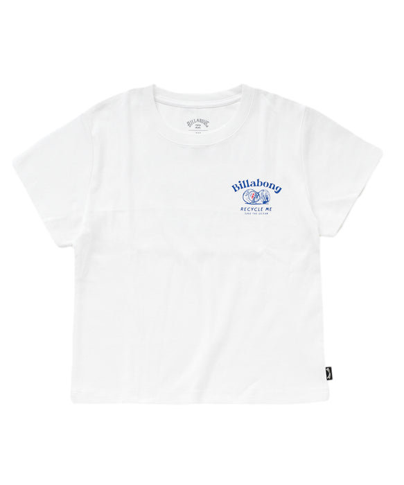 BILLABONG ウィメンズ RECYCLE ME【ORION BEER x BILLABONG COLLECTION】【BABY FIT
】 Tシャツ 【2026年夏モデル】