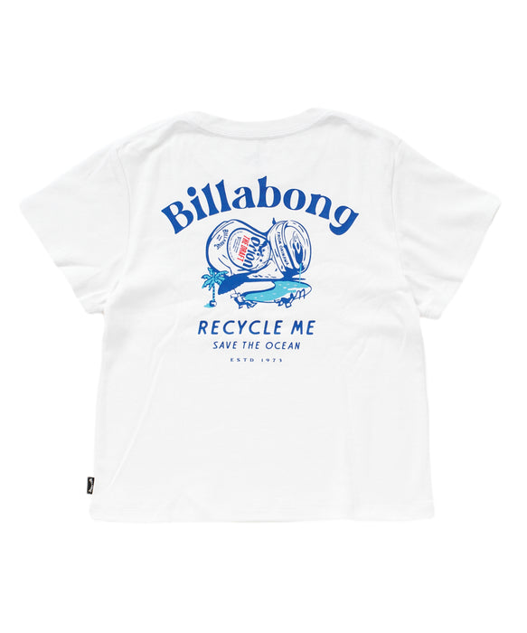 BILLABONG ウィメンズ RECYCLE ME【ORION BEER x BILLABONG COLLECTION】【BABY FIT
】 Tシャツ 【2026年夏モデル】