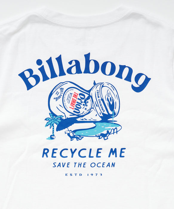 BILLABONG ウィメンズ RECYCLE ME【ORION BEER x BILLABONG COLLECTION】【BABY FIT
】 Tシャツ 【2026年夏モデル】
