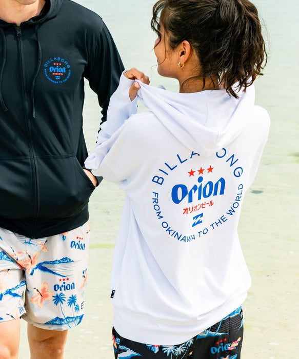 BILLABONG ウィメンズ ORION CIRCLE ZIP RASH GUARD 【ORION BEER x BILLABONG COLLECTION】ジップラッシュガード 【2026年夏モデル】